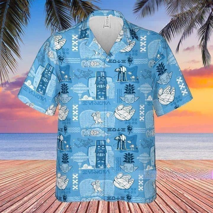 Aloha Star Wars Hawaiian Shirt Beach Gift For Friend Aloha Star Wars Hawaiian Shirt Beach Gift For Friend