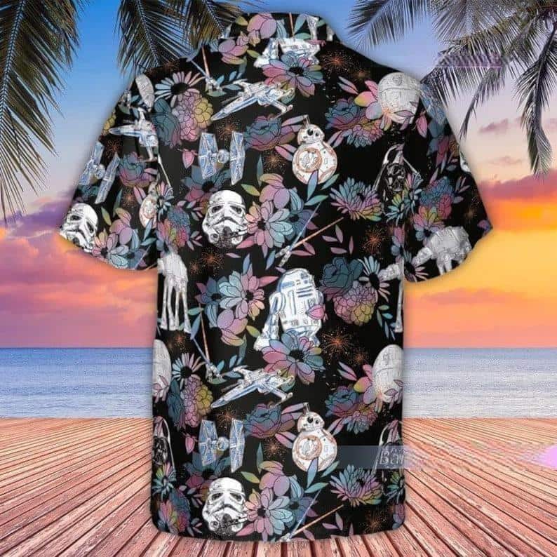 Vintage Aloha Star Wars Hawaiian Shirt BB-8 R2 – D2 Stormtroopers Summer Gift For Friend Vintage Aloha Star Wars Hawaiian Shirt BB-8 R2 – D2 Stormtroopers Summer Gift For Friend