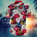 NHL Chicago Blackhawks Hawaiian Shirt Flowers Pattern Beach Lovers Gift NHL Chicago Blackhawks Hawaiian Shirt Flowers Pattern Beach Lovers Gift