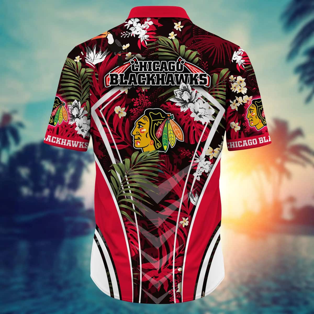 Summer Aloha NHL Chicago Blackhawks Hawaiian Shirt Summer Holiday Gift