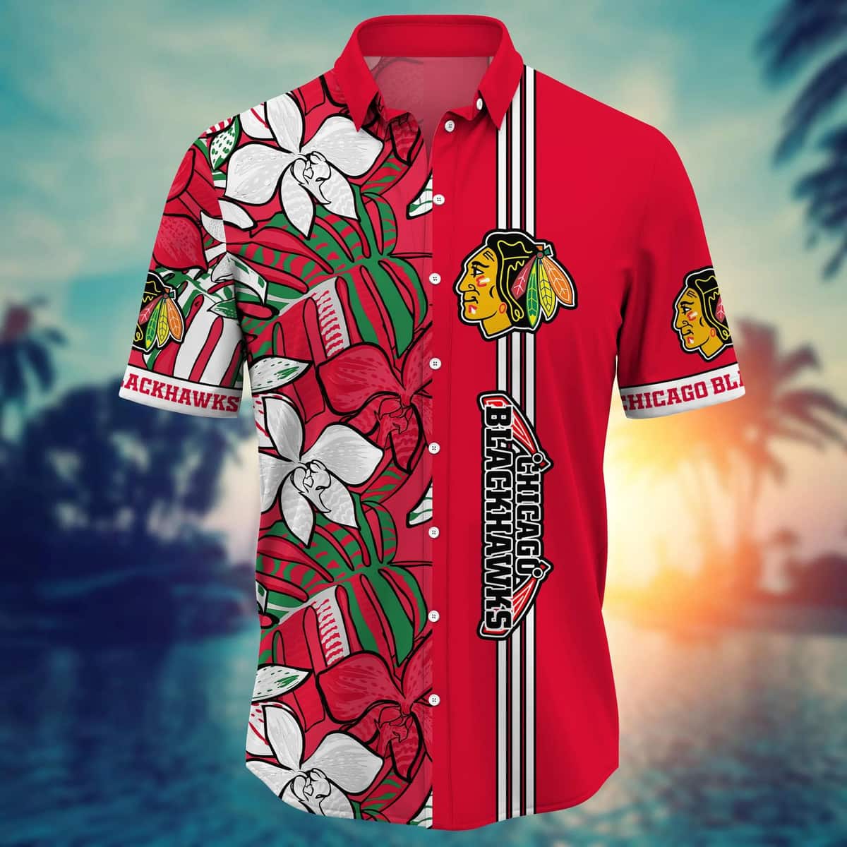 Summer Aloha NHL Chicago Blackhawks Hawaiian Shirt Beach Vacation Gift Summer Aloha NHL Chicago Blackhawks Hawaiian Shirt Beach Vacation Gift