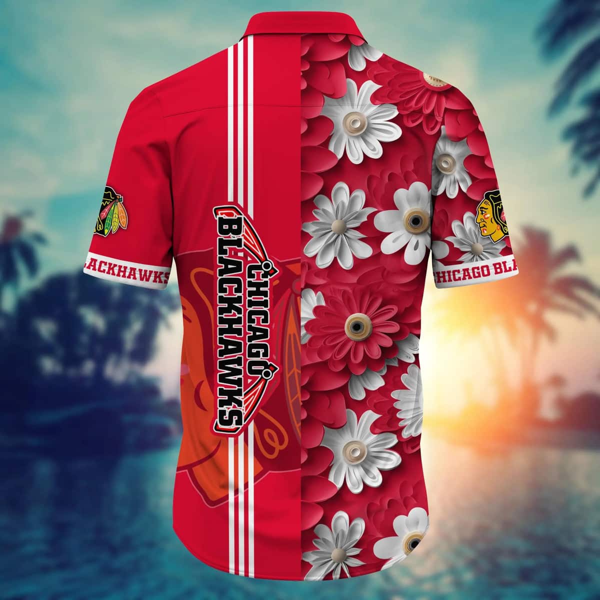 NHL Chicago Blackhawks Hawaiian Shirt Summer Beach Gift