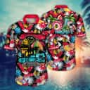Summer Aloha NHL Chicago Blackhawks Hawaiian Shirt Tropical Fruit Pattern Summer Aloha NHL Chicago Blackhawks Hawaiian Shirt Tropical Fruit Pattern