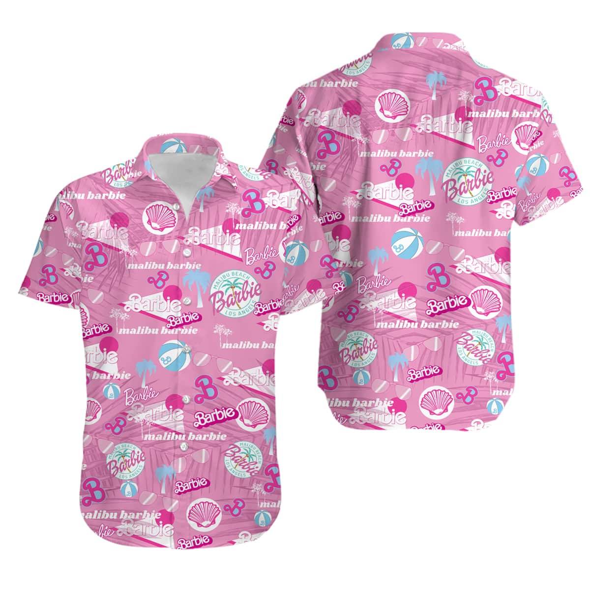 Malibu Beach Barbie Hawaiian Shirt Gift For Beach Lovers