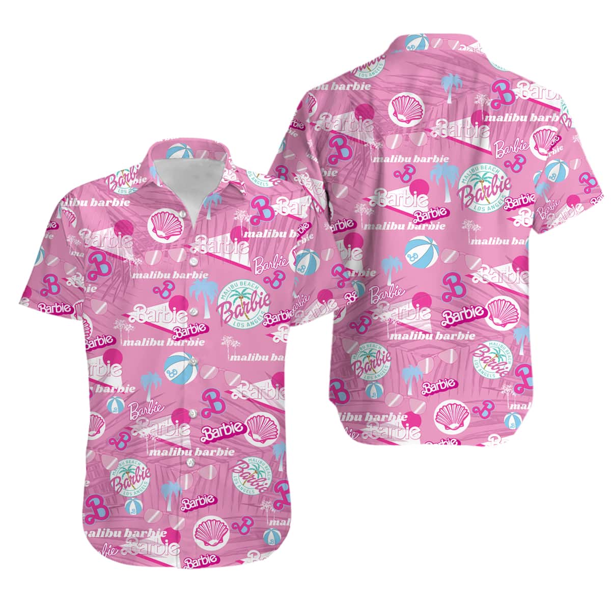 Malibu Beach Barbie Hawaiian Shirt Gift For Beach Lovers Malibu Beach Barbie Hawaiian Shirt Gift For Beach Lovers