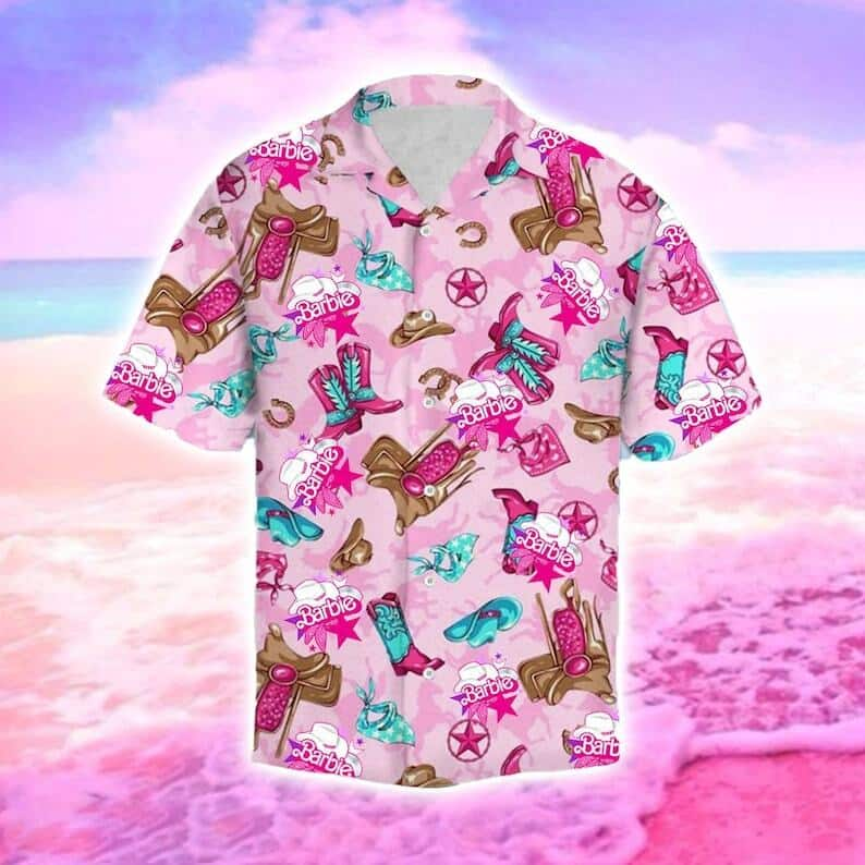 Barbie Hawaiian Shirt Gift For Beach Vacation