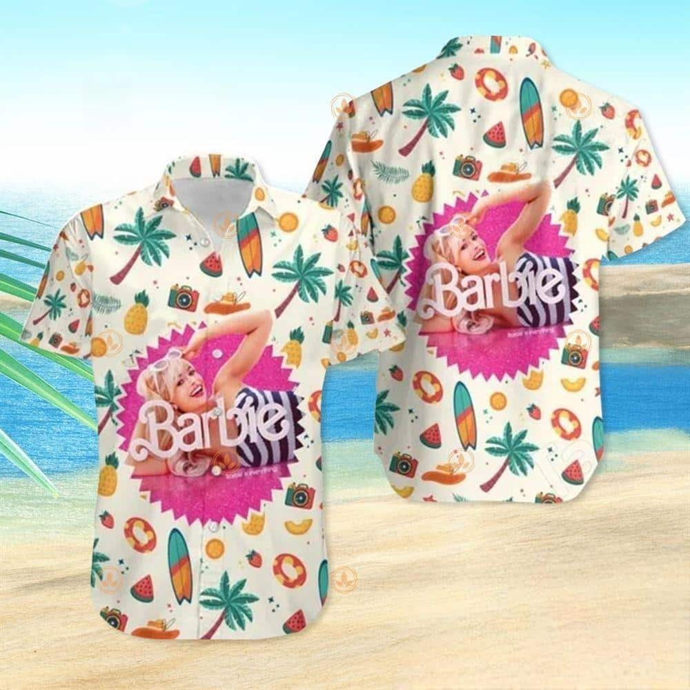 Barbie Hawaiian Shirt Trending Movie Gift For Beach Trip