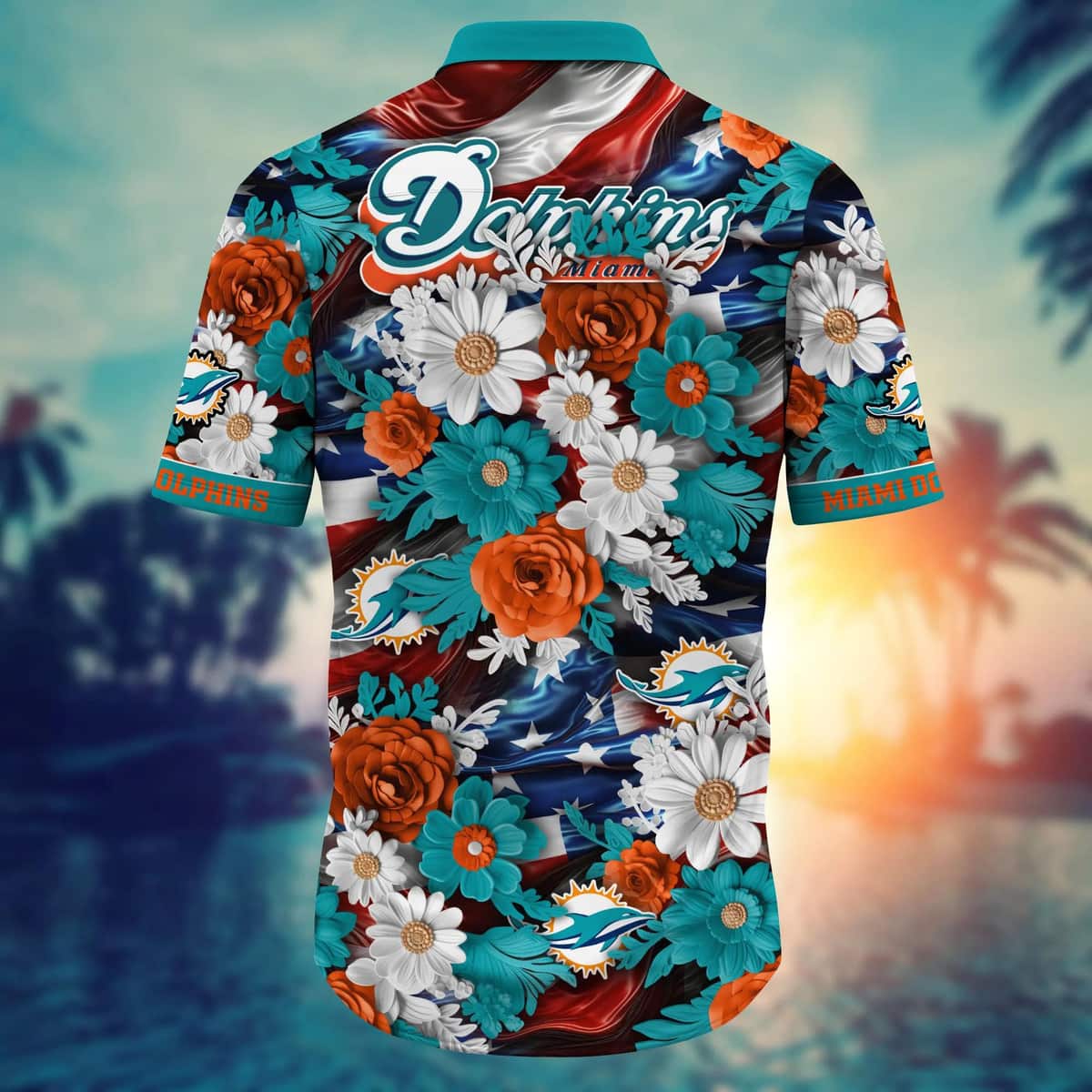 Floral Aloha NFL Miami Dolphins Hawaiian Shirt Summer Beach Gift Floral Aloha NFL Miami Dolphins Hawaiian Shirt Summer Beach Gift