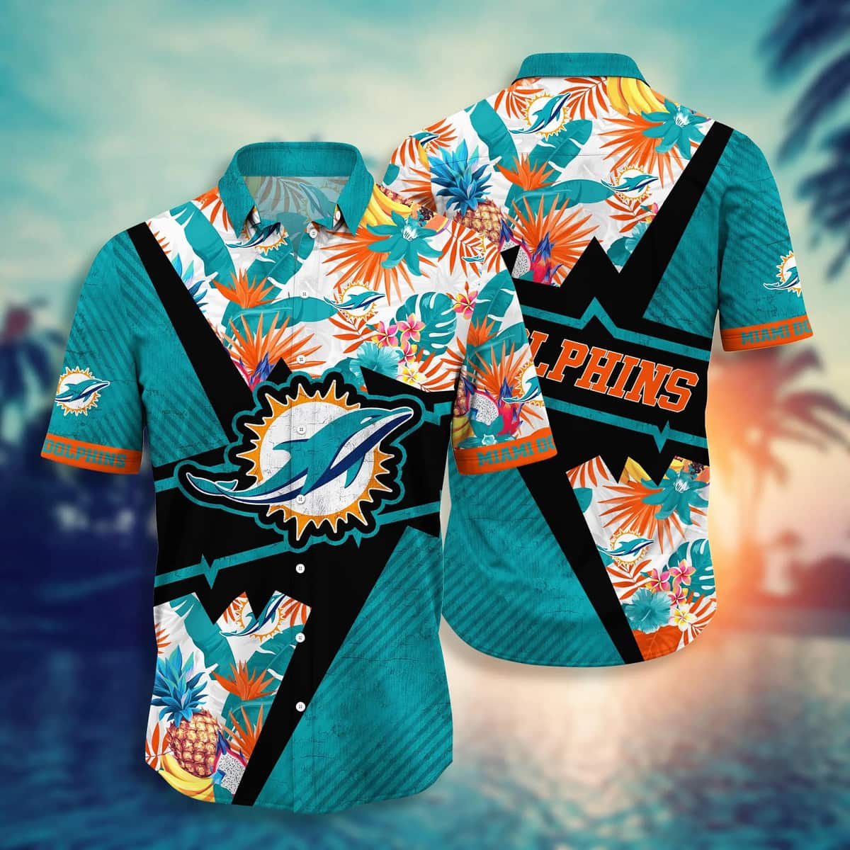 NFL Miami Dolphins Hawaiian Shirt Gift For Beach Lovers