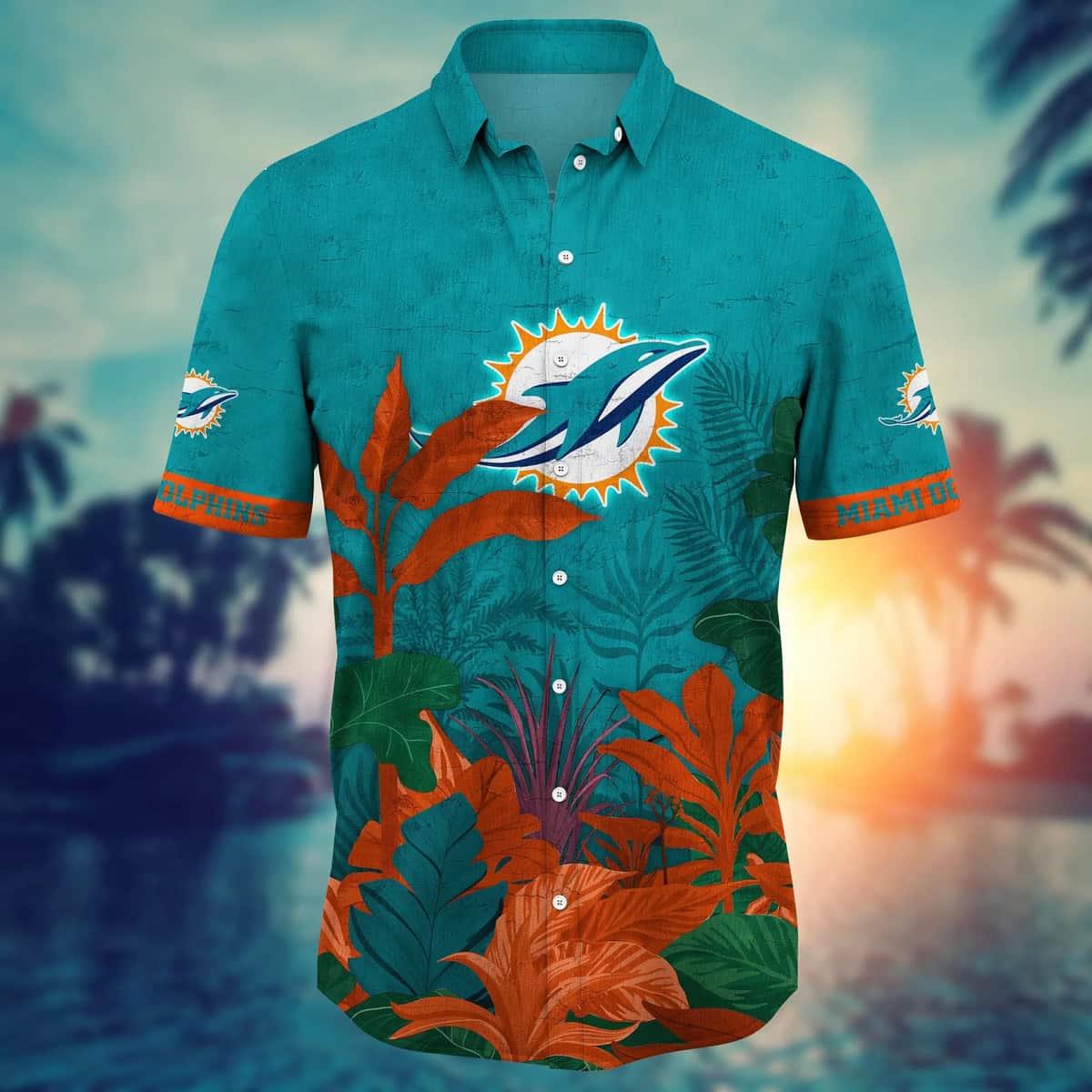 Tropical Aloha NFL Miami Dolphins Hawaiian Shirt Trendy Summer Gift Tropical Aloha NFL Miami Dolphins Hawaiian Shirt Trendy Summer Gift