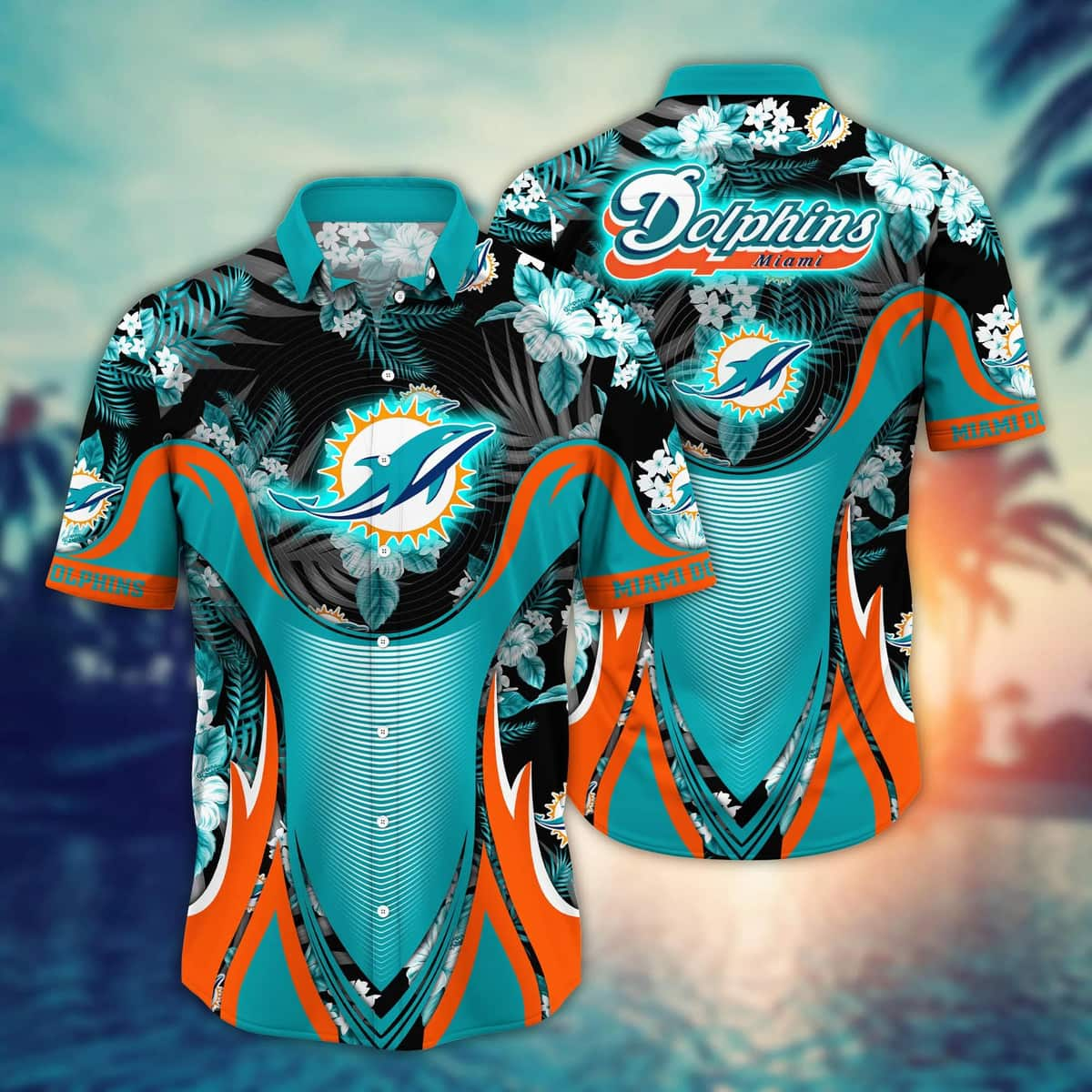 NFL Miami Dolphins Hawaiian Shirt Gift For Football Fans