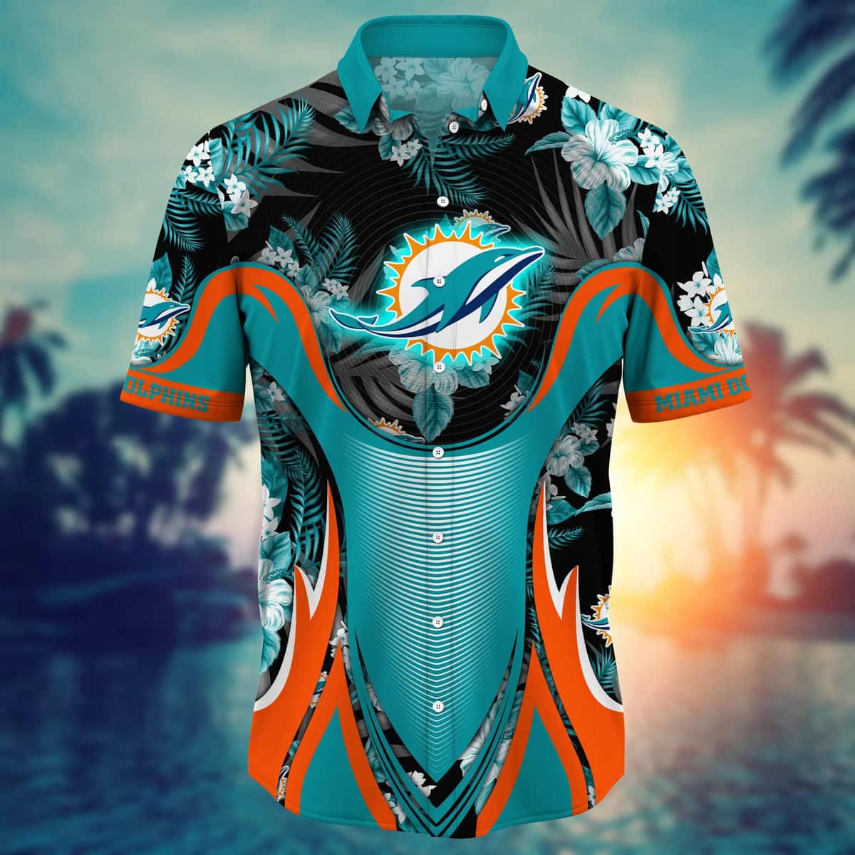 NFL Miami Dolphins Hawaiian Shirt Gift For Football Fans NFL Miami Dolphins Hawaiian Shirt Gift For Football Fans