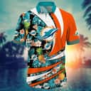 Tropical Aloha NFL Miami Dolphins Hawaiian Shirt Pineapple Pattern Beach Lovers Gift Tropical Aloha NFL Miami Dolphins Hawaiian Shirt Pineapple Pattern Beach Lovers Gift