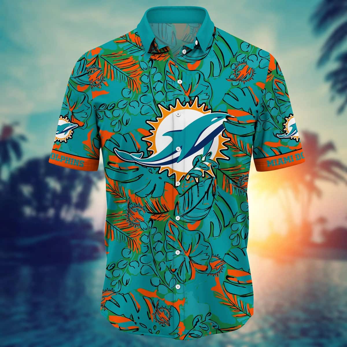 Aloha NFL Miami Dolphins Hawaiian Shirt Summer Gift For Friends Aloha NFL Miami Dolphins Hawaiian Shirt Summer Gift For Friends