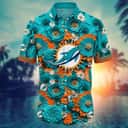 Floral Aloha NFL Miami Dolphins Hawaiian Shirt Gift For Beach Trip Floral Aloha NFL Miami Dolphins Hawaiian Shirt Gift For Beach Trip