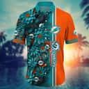 Floral Aloha NFL Miami Dolphins Hawaiian Shirt Beach Lovers Gift Floral Aloha NFL Miami Dolphins Hawaiian Shirt Beach Lovers Gift