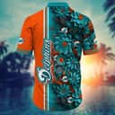 Floral Aloha NFL Miami Dolphins Hawaiian Shirt Beach Lovers Gift