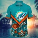 Floral Aloha NFL Miami Dolphins Hawaiian Shirt Beach Gift For Friend