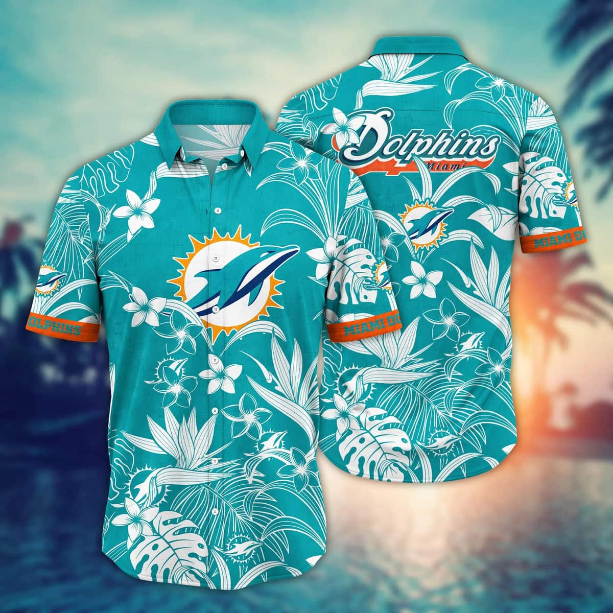 Aloha NFL Miami Dolphins Hawaiian Shirt Summer Gift For Friend