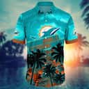 Vintage Aloha NFL Miami Dolphins Hawaiian Shirt Summer Vacation Gift