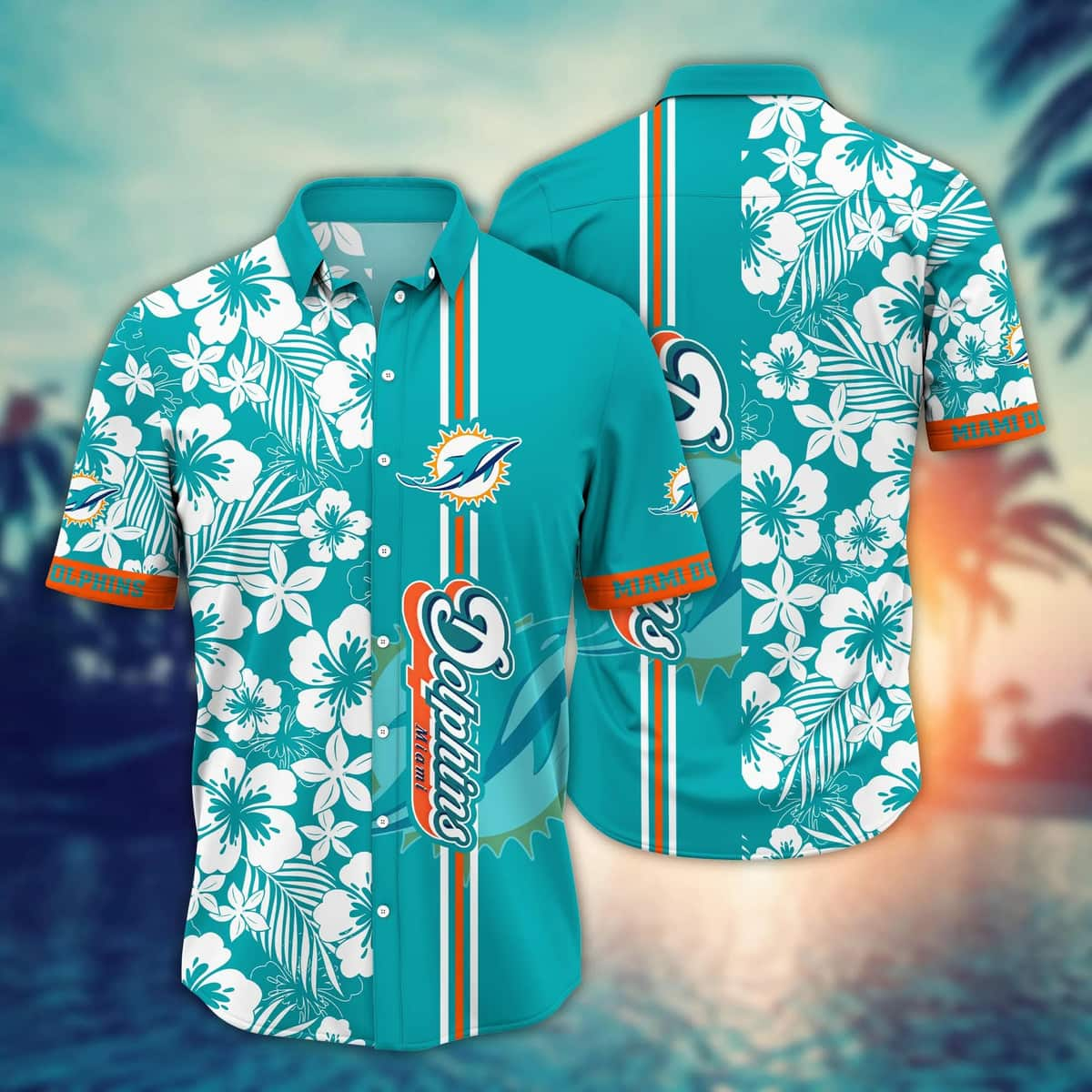 Floral Aloha NFL Miami Dolphins Hawaiian Shirt Trendy Summer Gift