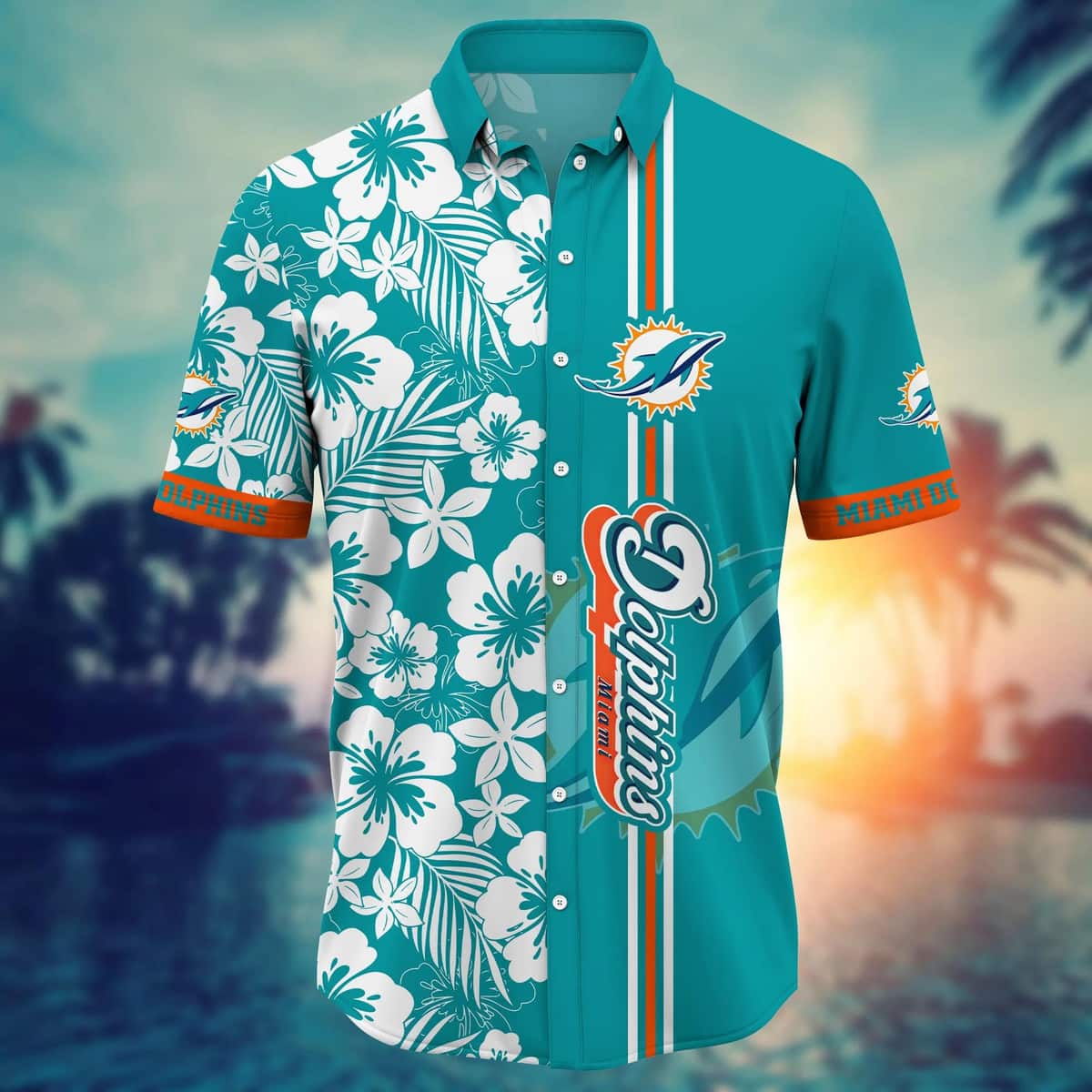 Floral Aloha NFL Miami Dolphins Hawaiian Shirt Trendy Summer Gift Floral Aloha NFL Miami Dolphins Hawaiian Shirt Trendy Summer Gift