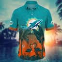 Summer Aloha NFL Miami Dolphins Hawaiian Shirt Practical Beach Gift