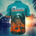 Summer Aloha NFL Miami Dolphins Hawaiian Shirt Practical Beach Gift