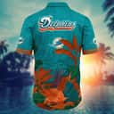 Summer Aloha NFL Miami Dolphins Hawaiian Shirt Beach Vacation Gift