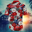 Floral Aloha NCAA Utah Utes Hawaiian Shirt Independence Day Summer Holiday Gift
