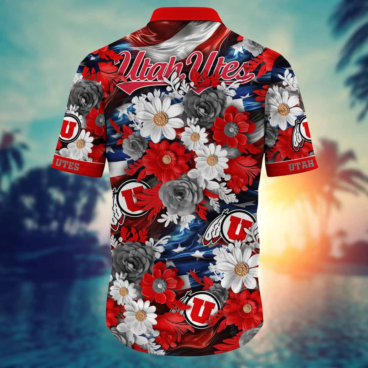 Floral Aloha NCAA Utah Utes Hawaiian Shirt Independence Day Summer Holiday Gift Floral Aloha NCAA Utah Utes Hawaiian Shirt Independence Day Summer Holiday Gift
