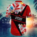 Summer Aloha NCAA Utah Utes Hawaiian Shirt Gift For Beach Trip