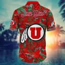 Tropical Aloha NCAA Utah Utes Hawaiian Shirt Summer Vacation Gift