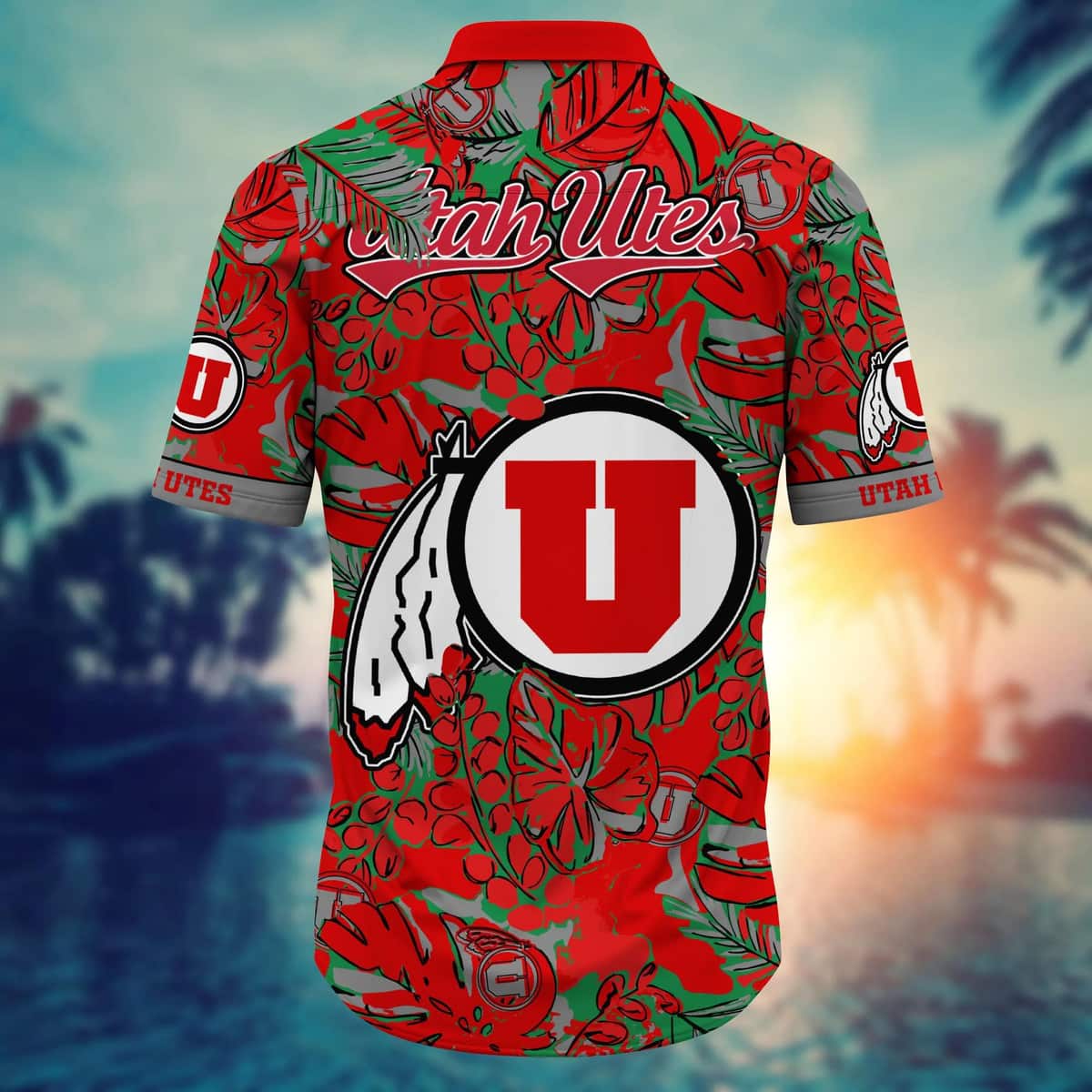 Tropical Aloha NCAA Utah Utes Hawaiian Shirt Summer Vacation Gift Tropical Aloha NCAA Utah Utes Hawaiian Shirt Summer Vacation Gift