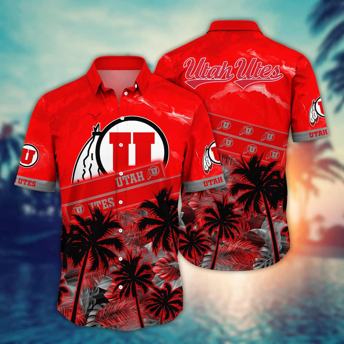 Vintage Aloha NCAA Utah Utes Hawaiian Shirt Summer Gift For Friend Vintage Aloha NCAA Utah Utes Hawaiian Shirt Summer Gift For Friend