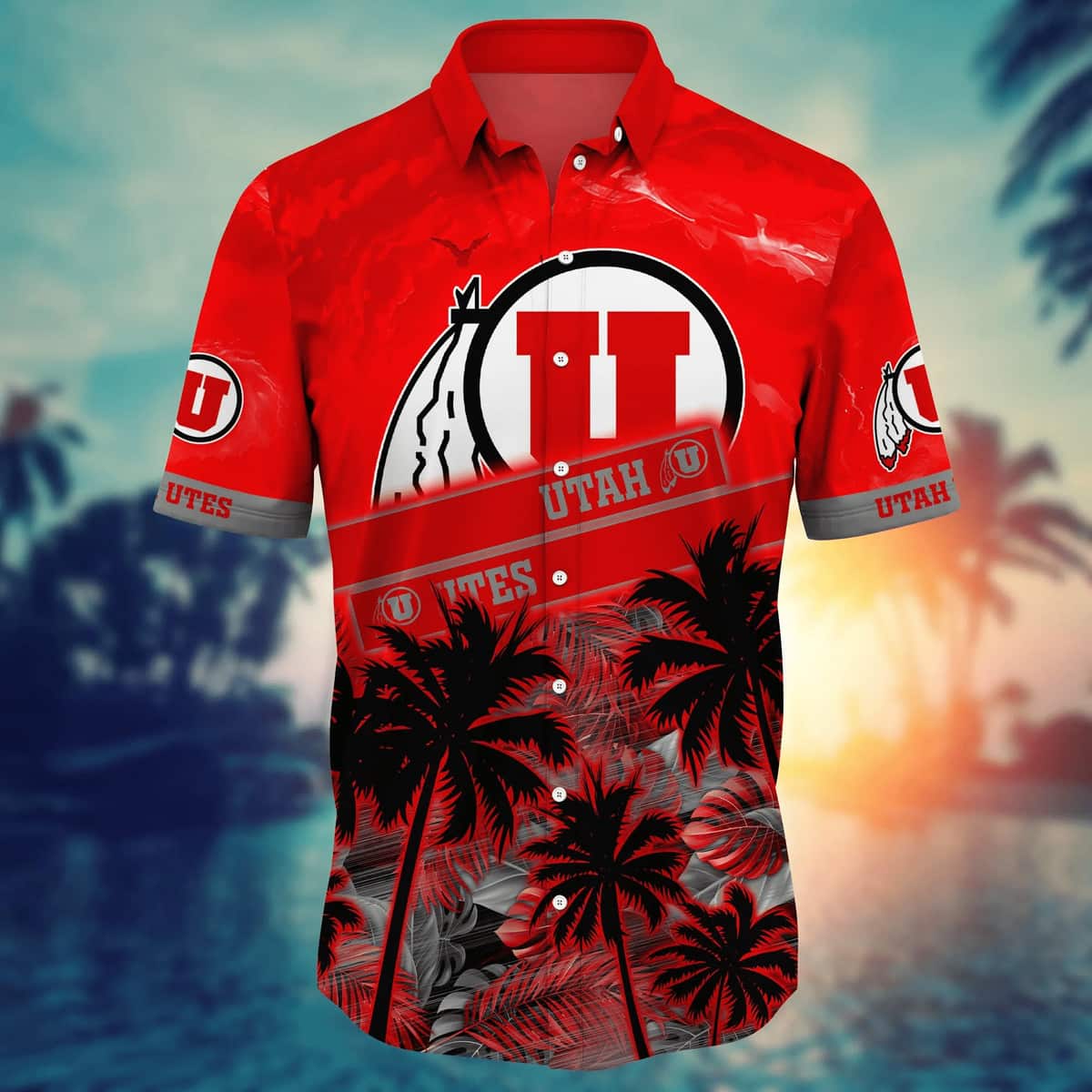 Vintage Aloha NCAA Utah Utes Hawaiian Shirt Summer Gift For Friend Vintage Aloha NCAA Utah Utes Hawaiian Shirt Summer Gift For Friend