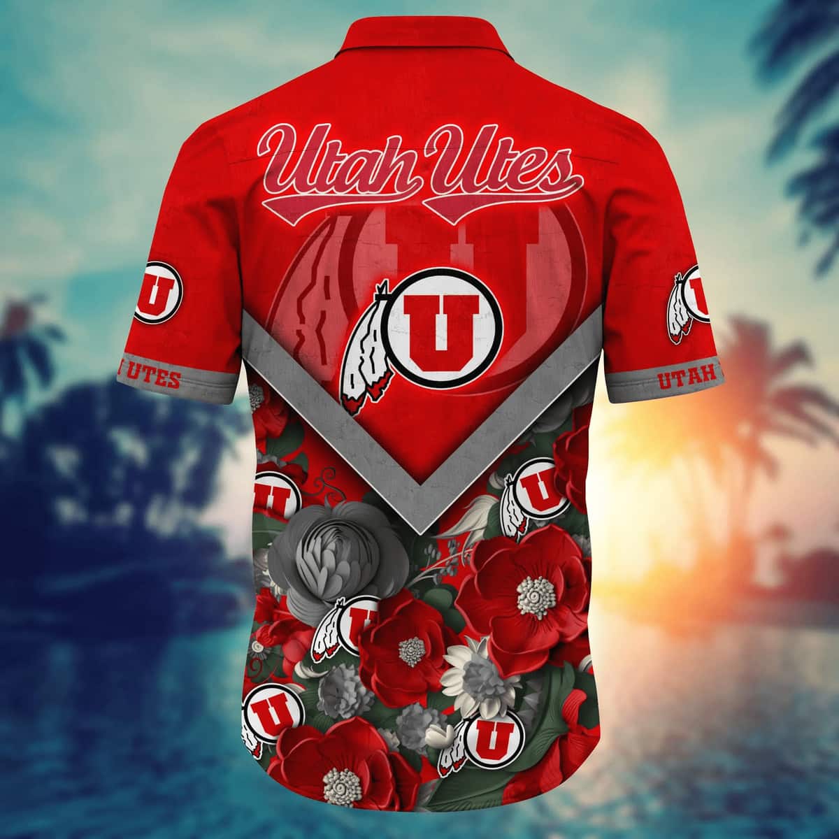 NCAA Utah Utes Hawaiian Shirt Trendy Summer Gift NCAA Utah Utes Hawaiian Shirt Trendy Summer Gift