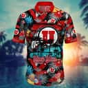 Aloha NCAA Utah Utes Hawaiian Shirt Tropical Fruit Pattern Summer Vacation Gift