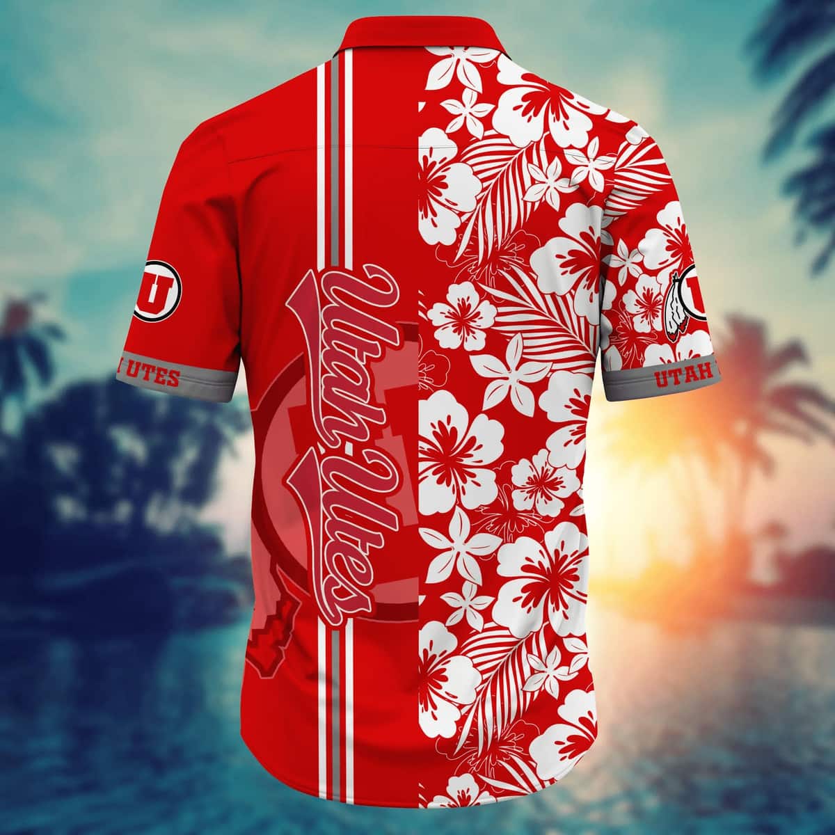 Floral Aloha NCAA Utah Utes Hawaiian Shirt Summer Gift For Friends Floral Aloha NCAA Utah Utes Hawaiian Shirt Summer Gift For Friends