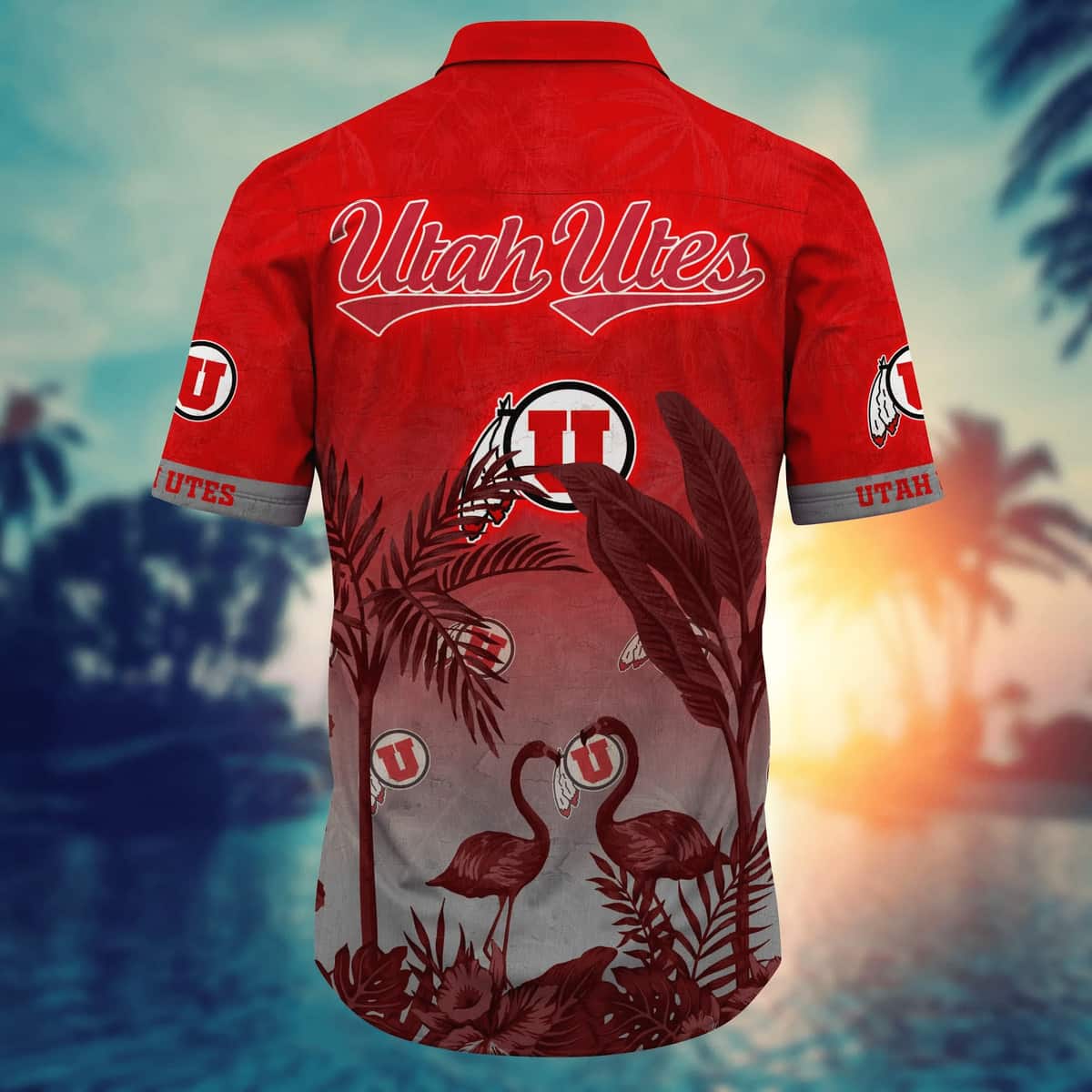 Vintage Aloha NCAA Utah Utes Hawaiian Shirt Beach Gift For Him Vintage Aloha NCAA Utah Utes Hawaiian Shirt Beach Gift For Him