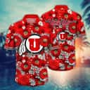 Floral Aloha NCAA Utah Utes Hawaiian Shirt Trendy Summer Gift Floral Aloha NCAA Utah Utes Hawaiian Shirt Trendy Summer Gift