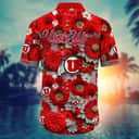 Floral Aloha NCAA Utah Utes Hawaiian Shirt Trendy Summer Gift