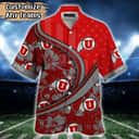 Summer Aloha NCAA Utah Utes Hawaiian Shirt Custom Name Practical Beach Gift