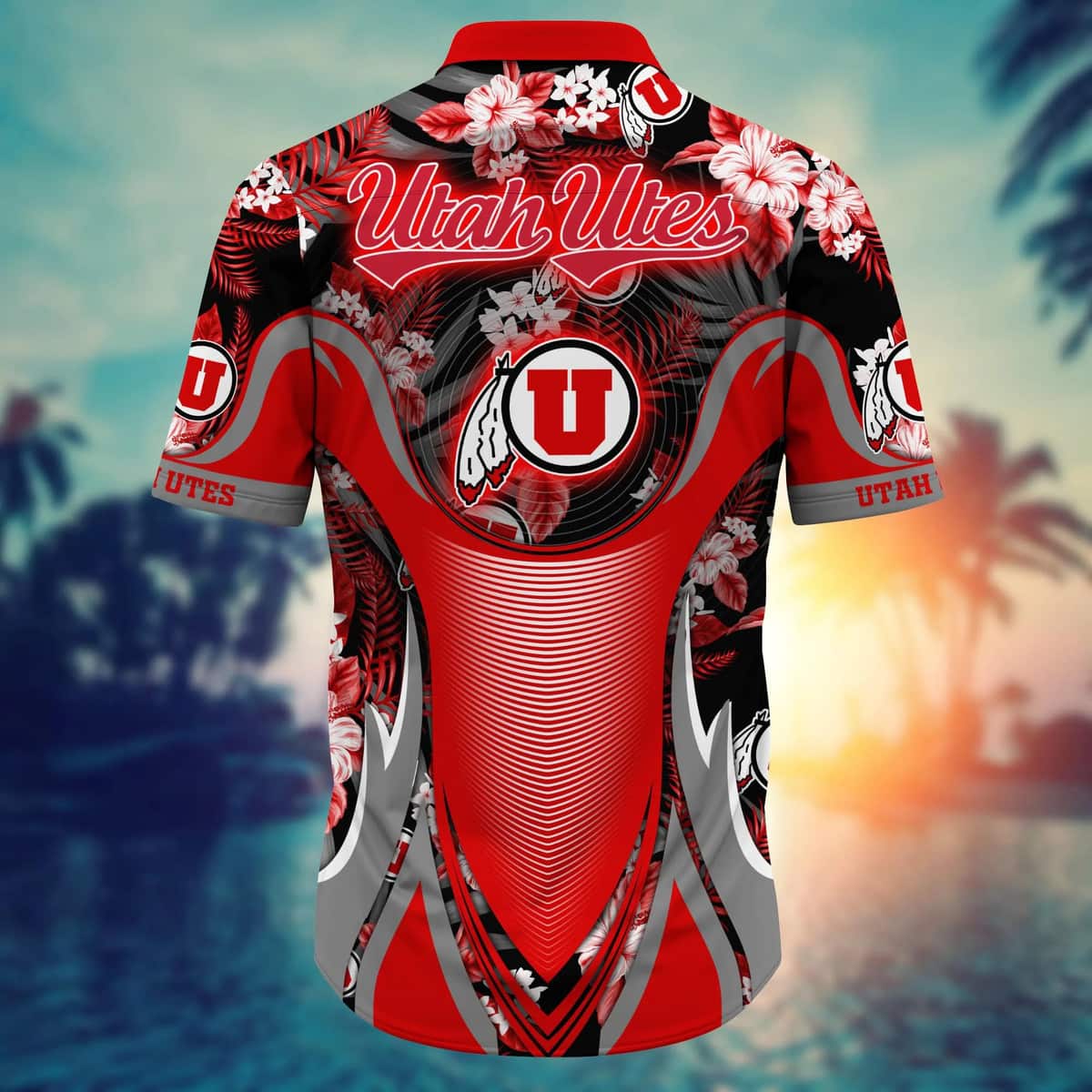 NCAA Utah Utes Hawaiian Shirt Summer Gift For Friend NCAA Utah Utes Hawaiian Shirt Summer Gift For Friend