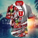 Summer Aloha NCAA Utah Utes Hawaiian Shirt Pineapple Pattern Summer Aloha NCAA Utah Utes Hawaiian Shirt Pineapple Pattern