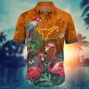 Summer Aloha NCAA Texas Longhorns Hawaiian Shirt Pink Flamingo And Palm Leaves