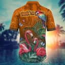 Summer Aloha NCAA Texas Longhorns Hawaiian Shirt Pink Flamingo And Palm Leaves Summer Aloha NCAA Texas Longhorns Hawaiian Shirt Pink Flamingo And Palm Leaves