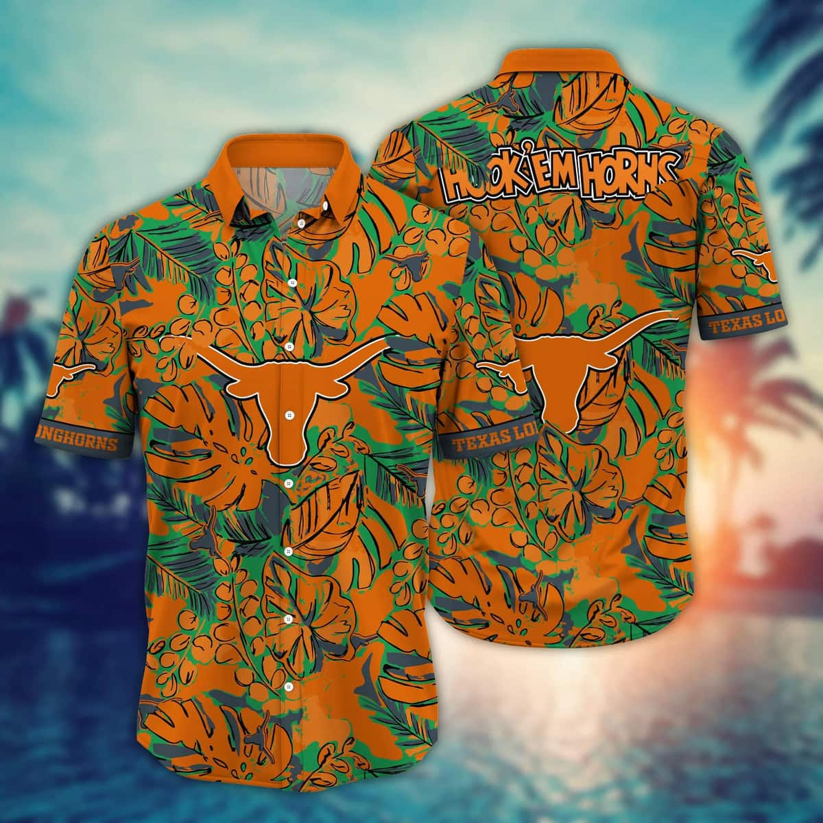 Summer Aloha NCAA Texas Longhorns Hawaiian Shirt Summer Gift For Friend