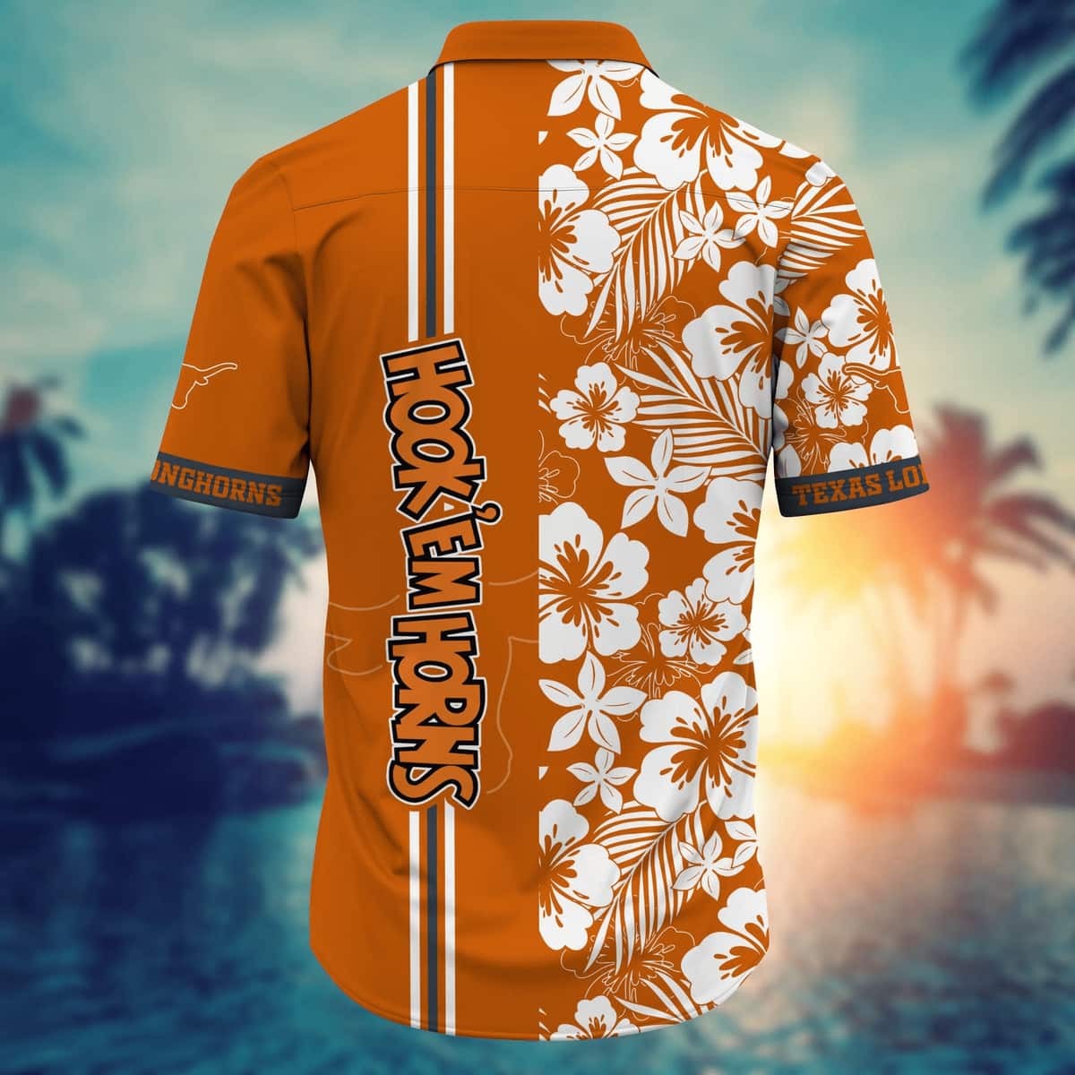 Floral Aloha NCAA Texas Longhorns Hawaiian Shirt Beach Vacation Gift Floral Aloha NCAA Texas Longhorns Hawaiian Shirt Beach Vacation Gift