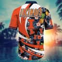 Aloha NCAA Illinois Fighting Illini Hawaiian Shirt Pineapple Pattern Summer Beach Gift Aloha NCAA Illinois Fighting Illini Hawaiian Shirt Pineapple Pattern Summer Beach Gift